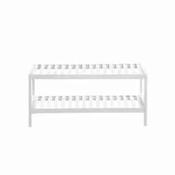 Songmics LBS02WT Organisateur pour chaussures Ouvert Blanc