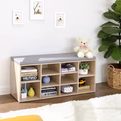 Vasagle LHS10NL Organisateur pour chaussures Ouvert Gris, Bois - Vue supplémentaire 3