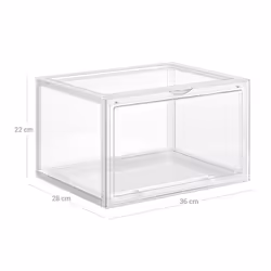 Songmics LSP06CW Organisateur pour chaussures Fermé Transparent - Vue supplémentaire 7