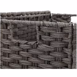 Songmics Panier à linge tissé gris - Vue supplémentaire 6