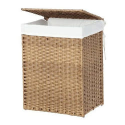 Songmics UKLCB51NL panier à linge 90 L Rectangulaire Coton, Fer, Plastique Naturel