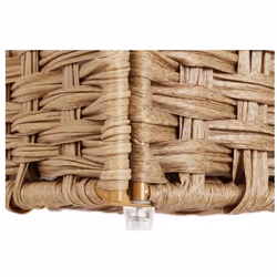 Songmics UKLCB51NL panier à linge 90 L Rectangulaire Coton, Fer, Plastique Naturel - Vue supplémentaire 5