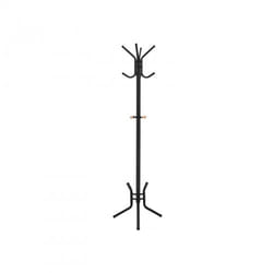Songmics RCR17B porte-manteaux Colonne 8 crochet(s) Noir
