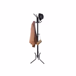 Songmics RCR17B porte-manteaux Colonne 8 crochet(s) Noir