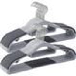 SONGMICS Lot de 30 Cintres en PlastiqueLongueur de 42 cm Gris CRP20G30