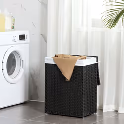 Description générale Ce panier à linge avec couvercle est conçu pour garder votre linge sale hors de la vue, tout en aidant à ...