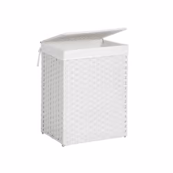 Songmics LCB51WT panier à linge Rectangulaire Blanc