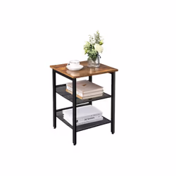 Vasagle LET23X table de cuisine et de salle à manger Maison Forme carrée Table fixe 4 pieds