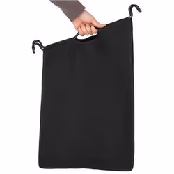 Songmics LSF005 panier à linge 140 L Rectangulaire Fer, Polyester Noir - Vue supplémentaire 2