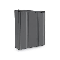 Songmics LSF03G placard et armoire de chambre à coucher Gris