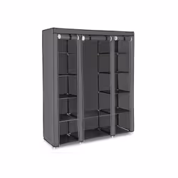 Songmics LSF03G placard et armoire de chambre à coucher Gris