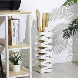 Songmics LUC16W Porte-parapluies Métal Blanc - Vue supplémentaire 3