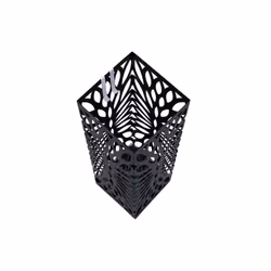 Songmics LUC48B Porte-parapluies Métal, Plastique Noir