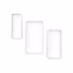 Songmics LWS97W étagères Tablette flottante Mural Panneaux MDF Blanc