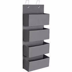 1.Profitez de l’espace derrière la porte : Pas assez de place pour vos écharpes, vos chaussettes ou les vêtements de vos enfa ...