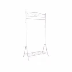 Songmics HSR01W, Valet de nuit, Fer, Blanc, 900 mm, 445 mm, 1730 mm