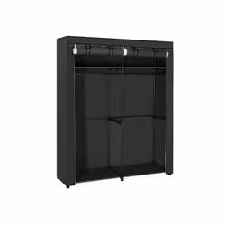 Songmics Penderie tissu noir