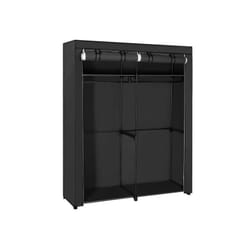 Songmics Penderie tissu noir