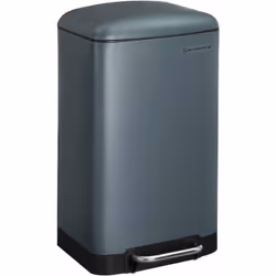 Description générale Cette poubelle à pédale de 30 litres, au design élégant et à la couleur anthracite, apporte une touche m ...