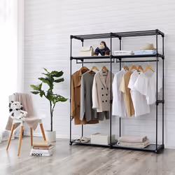 Songmics Penderie tissu noir - Vue supplémentaire 4