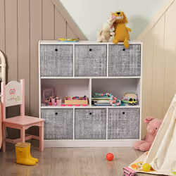 Songmics RFB02LG-3 Boîte de rangement Carré Gris - Vue supplémentaire 4