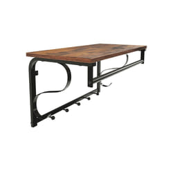 Vasagle LCR11BX cintre Noir, Bois