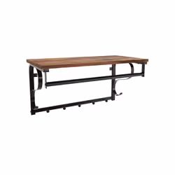 Vasagle LCR11BX cintre Noir, Bois