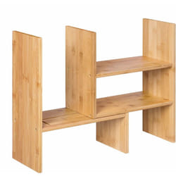 Songmics - Organisateur de Bureau Modulable à 3 Formes, Rangement de Bureau réglable peu encombrant, Petite Décoration de Bibliothèque, pour Bureau,