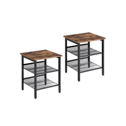 Vasagle LET24X table de cuisine et de salle à manger Maison Forme carrée Table fixe 4 pieds