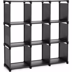 1.Rangement astuxieux : Ces 9 compartiments sont pratiques pour ranger vos chaussures, livres, vêtements, jouets et objets de ...