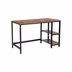 Vasagle Bureau 120 cm industriel, 600 mm, 1200 mm, 750 mm, 23 kg