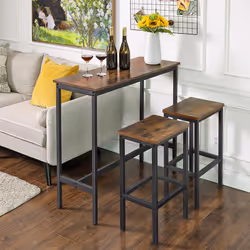 Vasagle ULBT10X table de cuisine et de salle à manger Maison Forme rectangulaire Table fixe 4 pieds