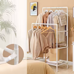 Songmics Portant à vêtements blanc - Vue supplémentaire 4