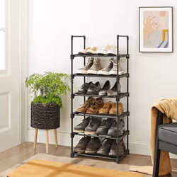 Songmics Étagère modulable noir