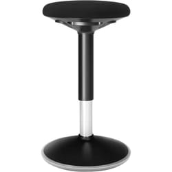 Tabouret Dynamique, Tabouret Assis Debout, Siège de Travail Rotatif à 360°, Ergonomique, Hauteur réglable 50-65 cm, Montage Simple, Noir