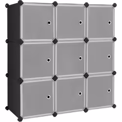 1.ASSEMBLAGE SANS EFFORT : Assembler ce meuble modulable est aussi facile et amusant que de jouer à des blocs de construction ...