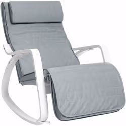 Description générale Profitez de moments uniques de détente avec ce fauteuil à bascule confortable. Que ce soit pour lire un  ...
