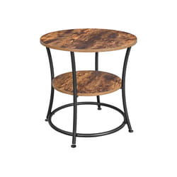 Vasagle LET56BX Table à café, latérale et de salon Table basse Forme arrondie 4 pieds