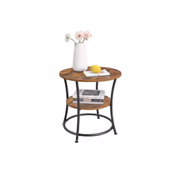 Vasagle LET56BX Table à café, latérale et de salon Table basse Forme arrondie 4 pieds - Vue supplémentaire 5