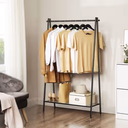 Songmics HSR23BK porte-manteaux Intérieure Noir - Vue supplémentaire 4