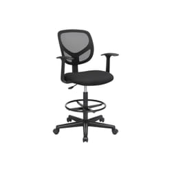 Songmics OBN25BK chaise et fauteuil de bureau Siège rembourré Dossier grillagé