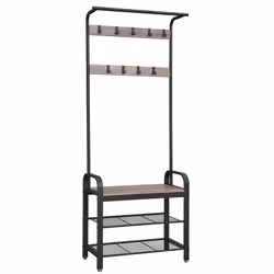 Vasagle HSR40MB porte-manteaux Colonne 9 crochet(s) Noir