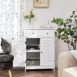 Vasagle BBC51WT armoire de rangement de salle de bain Blanc