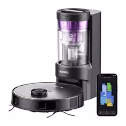 Le robot aspirateur laveur EUREKA E10S offre un nettoyage efficace avec une puissance d'aspiration de 4000Pa et une autonomie ...