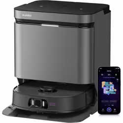 EUREKA J15 Pro Ultra Aspirateur Robot, couleur noire, Aspirateur Laveur 16200 Pa, Nettoyage des Bords, Brosse Anti Enchevêtrement et Lavage de