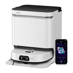 Eureka - J15 Pro Ultra Aspirateur Robot, couleur blanche, laveur 16200 Pa, nettoyage des bords, Brosse Anti Enchevêtrement, Lavage de Serpillière à