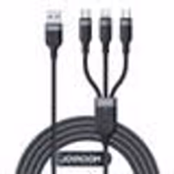 Câble USB vers Type-C Lightning Micro-USB 35 A 12 m - JoyRoom Multi-Use Series 3in1 (S-1T3018A18) - Noir