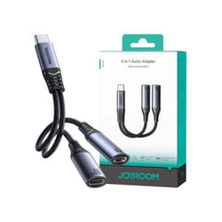 JOYROOM SY-C03 câble USB USB C USB C/3.5mm 60 W Noir