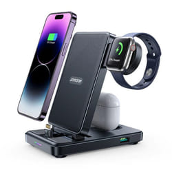 Station de recharge sans fil pour iPhone AirPods iWatch - JoyRoom (JR-WQS02) - Noir