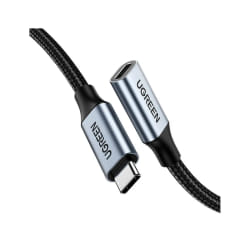 Ugreen USB-C 3.1 Extension Cable câble USB USB 3.2 Gen 2 (3.1 Gen 2) 1 m USB C Noir, Gris